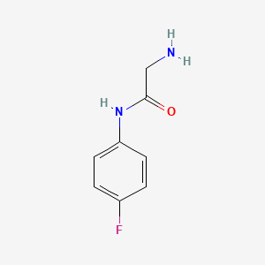 molecular formula C8H9FN2O B2975807 2-amino-N-(4-fluorophenyl)acetamide CAS No. 347910-19-4