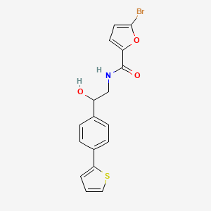 molecular formula C17H14BrNO3S B2975818 5-bromo-N-{2-hydroxy-2-[4-(thiophen-2-yl)phenyl]ethyl}furan-2-carboxamide CAS No. 2380187-50-6