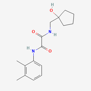 molecular formula C16H22N2O3 B2975863 N1-(2,3-dimethylphenyl)-N2-((1-hydroxycyclopentyl)methyl)oxalamide CAS No. 1226427-53-7