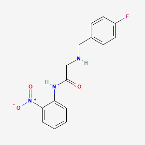 2-[(4-fluorobenzyl)amino]-N-(2-nitrophenyl)acetamide