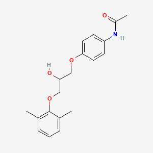 molecular formula C19H23NO4 B2975919 N-(4-(3-(2,6-dimethylphenoxy)-2-hydroxypropoxy)phenyl)acetamide CAS No. 923185-27-7