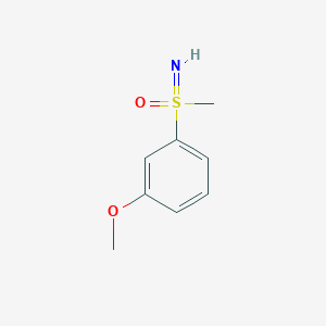 molecular formula C8H11NO2S B2975927 S-(3-Methoxyphenyl)-S-methylsulfoximine CAS No. 1572019-81-8