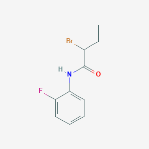 2-bromo-N-(2-fluorophenyl)butanamide
