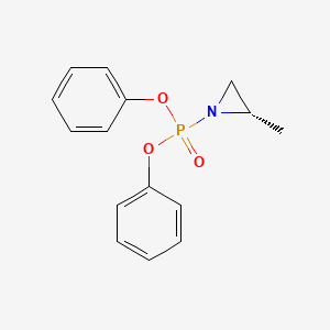 molecular formula C15H16NO3P B2976101 (2S)-1-Diphenoxyphosphoryl-2-methylaziridine CAS No. 1800100-75-7