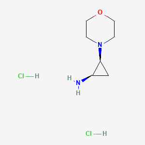 (1R,2S)-2-(morpholin-4-yl)cyclopropan-1-amine dihydrochloride