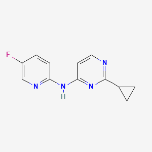 2-Cyclopropyl-N-(5-fluoropyridin-2-yl)pyrimidin-4-amine
