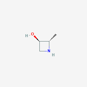 molecular formula C4H9NO B2976132 (2S,3R)-2-methylazetidin-3-ol CAS No. 1354481-44-9