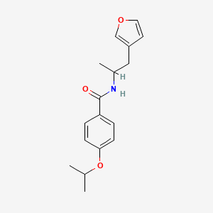 N-(1-(furan-3-yl)propan-2-yl)-4-isopropoxybenzamide