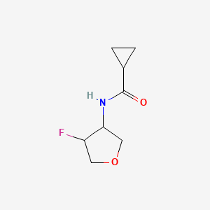 molecular formula C8H12FNO2 B2976184 N-(4-fluorooxolan-3-yl)cyclopropanecarboxamide CAS No. 2202520-77-0