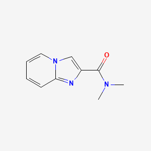 molecular formula C10H11N3O B2976210 N,N-dimethylimidazo[1,2-a]pyridine-2-carboxamide CAS No. 1342974-06-4