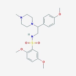 2,5-dimethoxy-N-(2-(4-methoxyphenyl)-2-(4-methylpiperazin-1-yl)ethyl)benzenesulfonamide