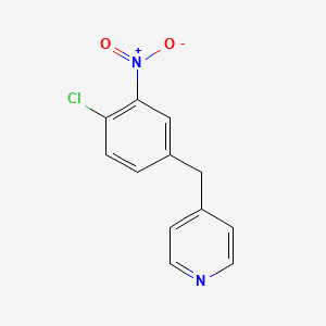 molecular formula C12H9ClN2O2 B2976268 4-(4-Chloro-3-nitrobenzyl)pyridine CAS No. 540512-04-7