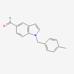 1-(4-methylbenzyl)-1H-indole-5-carbaldehyde
