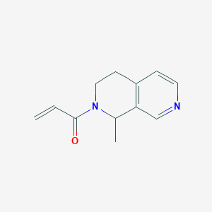 1-(1-Methyl-3,4-dihydro-1H-2,7-naphthyridin-2-yl)prop-2-en-1-one