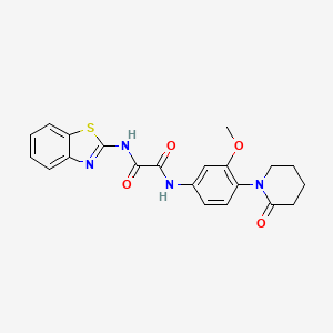 N1-(benzo[d]thiazol-2-yl)-N2-(3-methoxy-4-(2-oxopiperidin-1-yl)phenyl)oxalamide