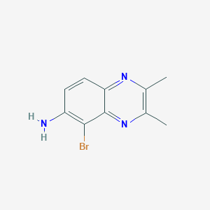 5-Bromo-2,3-dimethylquinoxalin-6-amine