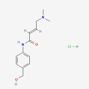 (E)-4-(Dimethylamino)-n-[4-(hydroxymethyl)phenyl]-2-butenamide hydrochloride