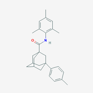 molecular formula C27H33NO B297636 N-mesityl-3-(4-methylphenyl)-1-adamantanecarboxamide 