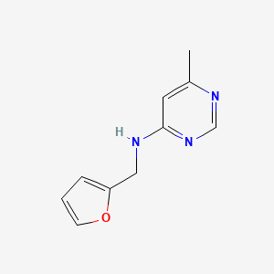 molecular formula C10H11N3O B2976369 N-(furan-2-ylmethyl)-6-methylpyrimidin-4-amine CAS No. 304864-79-7