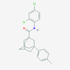 molecular formula C24H25Cl2NO B297637 N-(2,4-dichlorophenyl)-3-(4-methylphenyl)-1-adamantanecarboxamide 