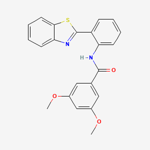 N-[2-(1,3-benzothiazol-2-yl)phenyl]-3,5-dimethoxybenzamide