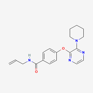 N-allyl-4-[(3-piperidin-1-ylpyrazin-2-yl)oxy]benzamide