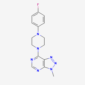 7-[4-(4-Fluorophenyl)piperazin-1-yl]-3-methyltriazolo[4,5-d]pyrimidine