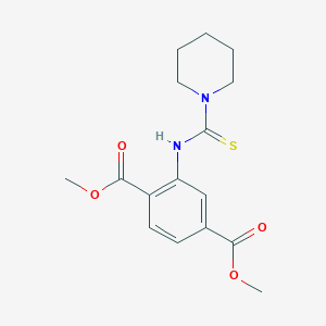 Dimethyl 2-[(1-piperidinylcarbonothioyl)amino]terephthalate