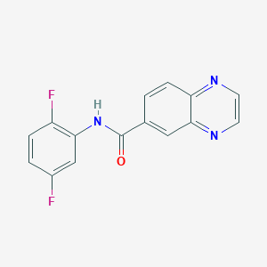 N-(2,5-difluorophenyl)quinoxaline-6-carboxamide