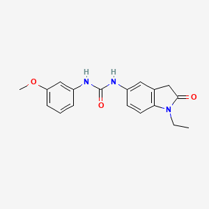 1-(1-Ethyl-2-oxoindolin-5-yl)-3-(3-methoxyphenyl)urea