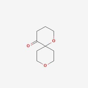 molecular formula C9H14O3 B2976478 1,9-二氧杂螺[5.5]十一烷-5-酮 CAS No. 2247104-54-5