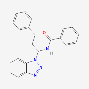 N-[1-(1H-1,2,3-Benzotriazol-1-yl)-3-phenylpropyl]benzamide