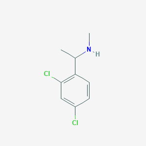 molecular formula C9H11Cl2N B2976547 [1-(2,4-Dichlorophenyl)ethyl](methyl)amine CAS No. 953898-76-5