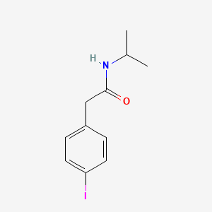 molecular formula C11H14INO B2976568 2-(4-Iodophenyl)-N-isopropylacetamide CAS No. 2366160-68-9