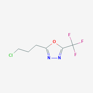 2-(3-Chloropropyl)-5-(trifluoromethyl)-1,3,4-oxadiazole