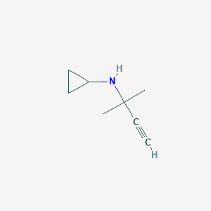 N-(2-Methylbut-3-yn-2-yl)cyclopropanamine