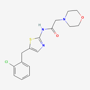 N-[5-(2-Chloro-benzyl)-thiazol-2-yl]-2-morpholin-4-yl-acetamide