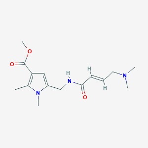 Methyl 5-[[[(E)-4-(dimethylamino)but-2-enoyl]amino]methyl]-1,2-dimethylpyrrole-3-carboxylate