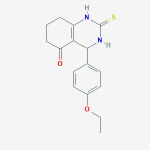 4-(4-ethoxyphenyl)-2-thioxo-1,2,3,4,7,8-hexahydroquinazolin-5(6H)-one