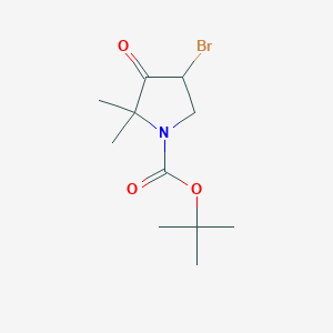 tert-Butyl 4-bromo-2,2-dimethyl-3-oxopyrrolidine-1-carboxylate