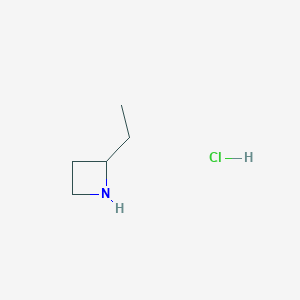 molecular formula C5H12ClN B2976754 2-Ethylazetidine hydrochloride CAS No. 1803590-85-3