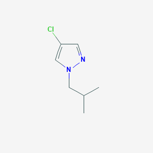 molecular formula C7H11ClN2 B2976762 4-氯-1-异丁基-1H-吡唑 CAS No. 1204901-78-9