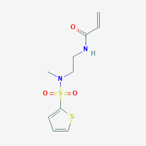 N-[2-(N-methylthiophene-2-sulfonamido)ethyl]prop-2-enamide