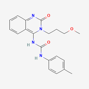 1-[3-(3-Methoxypropyl)-2-oxoquinazolin-4-yl]-3-(4-methylphenyl)urea