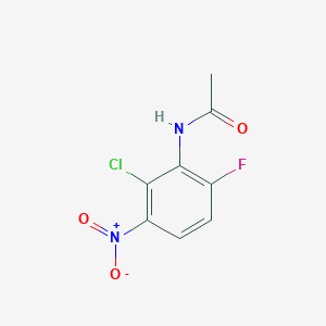 N-(2-chloro-6-fluoro-3-nitrophenyl)acetamide