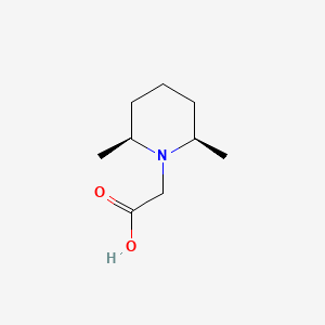 molecular formula C9H17NO2 B2976840 [cis-2,6-Dimethylpiperidin-1-yl]acetic acid CAS No. 1212063-33-6