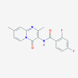 N-(2,8-dimethyl-4-oxo-4H-pyrido[1,2-a]pyrimidin-3-yl)-2,4-difluorobenzamide