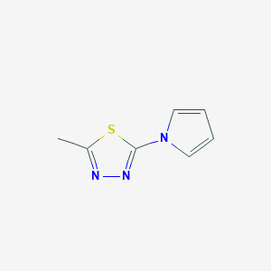 2-methyl-5-(1H-pyrrol-1-yl)-1,3,4-thiadiazole