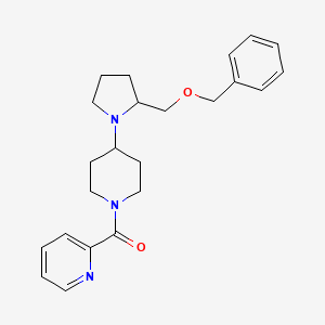 (4-(2-((Benzyloxy)methyl)pyrrolidin-1-yl)piperidin-1-yl)(pyridin-2-yl)methanone