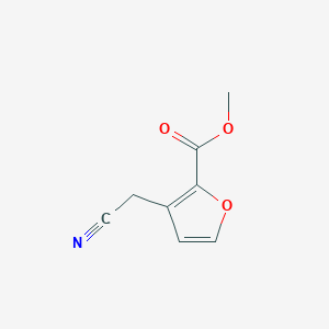 molecular formula C8H7NO3 B2977007 Methyl 3-(cyanomethyl)furan-2-carboxylate CAS No. 68846-20-8